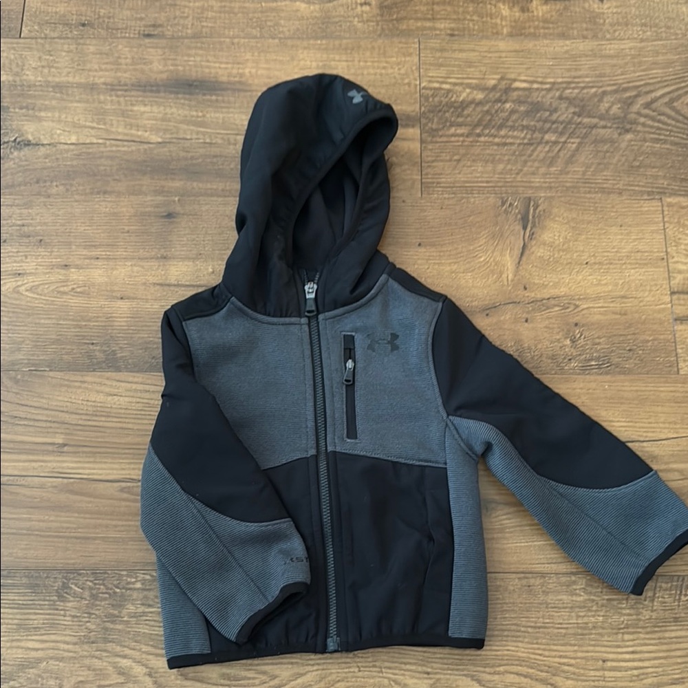 Under Armour Kids' Black and Gray Hoodie